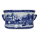 Large 20th century English glazed and enamelled earthenware planter