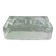 Vintage moulded glass "ice cube" catchall or ashtray