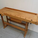 Vintage industrial workbench