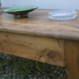 Old country coffee table in walnut