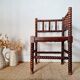 1950s turned wooden corner chair