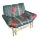 Large bamboo / rattan love seat 80's