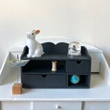 Wall shelf lockers drawers