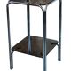 Sellette table d appoint porte plante design 1970 verre fumé et chrome