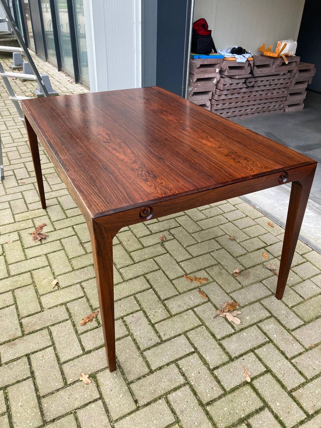 Table à manger danoise en palissandre par Poul Hundevad et Kai Winding pour Hundevad &Co.,