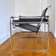 Wassily B3 leather armchair by Marcel Breuer Made in Italy 1970