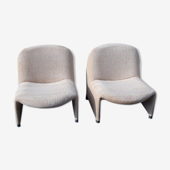 Pair of armchairs Alky by Giancarlo Piretti for Castelli