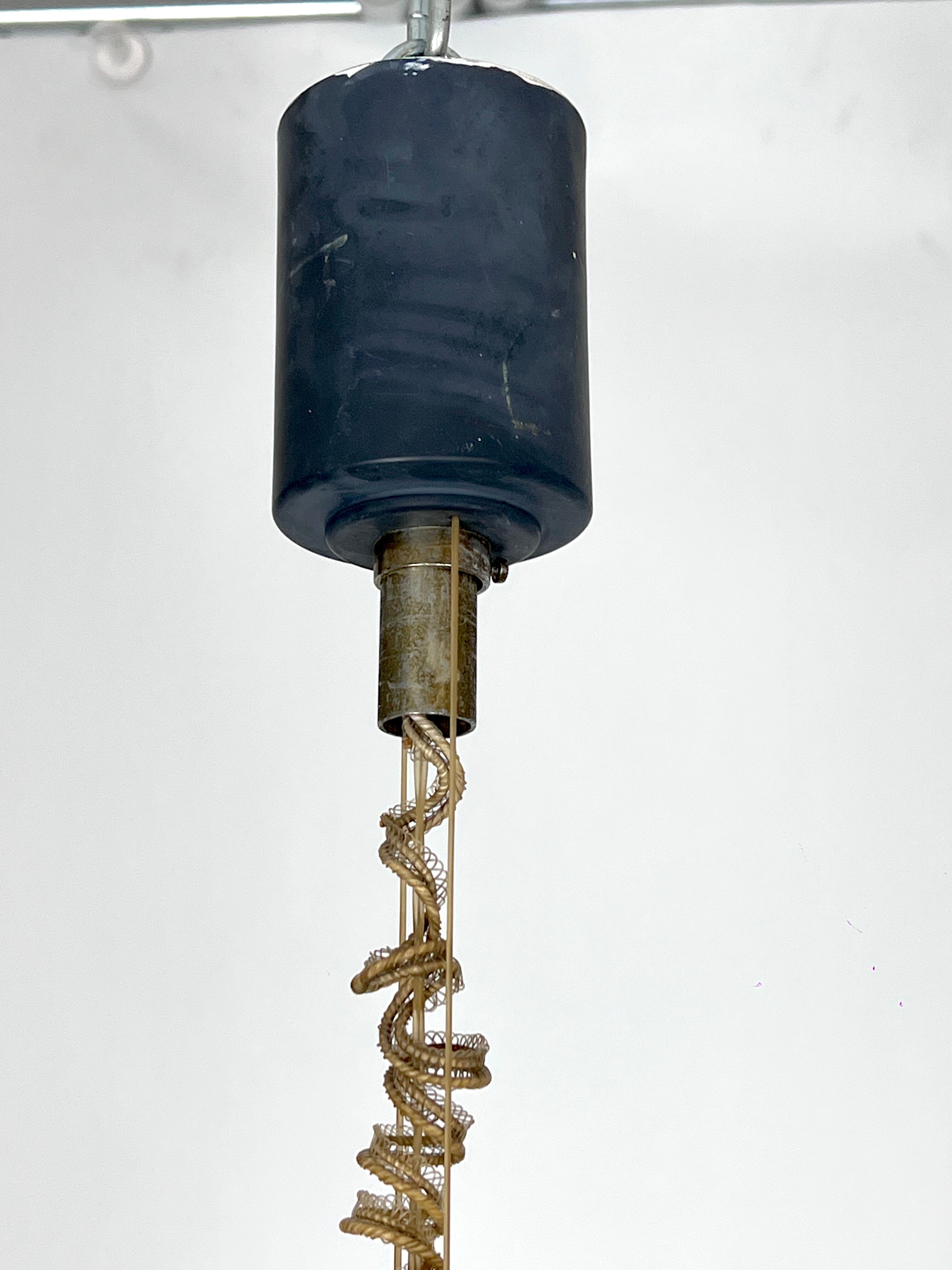 Vintage Italian adjustable chandelier by Reggiani, Italy 1960s