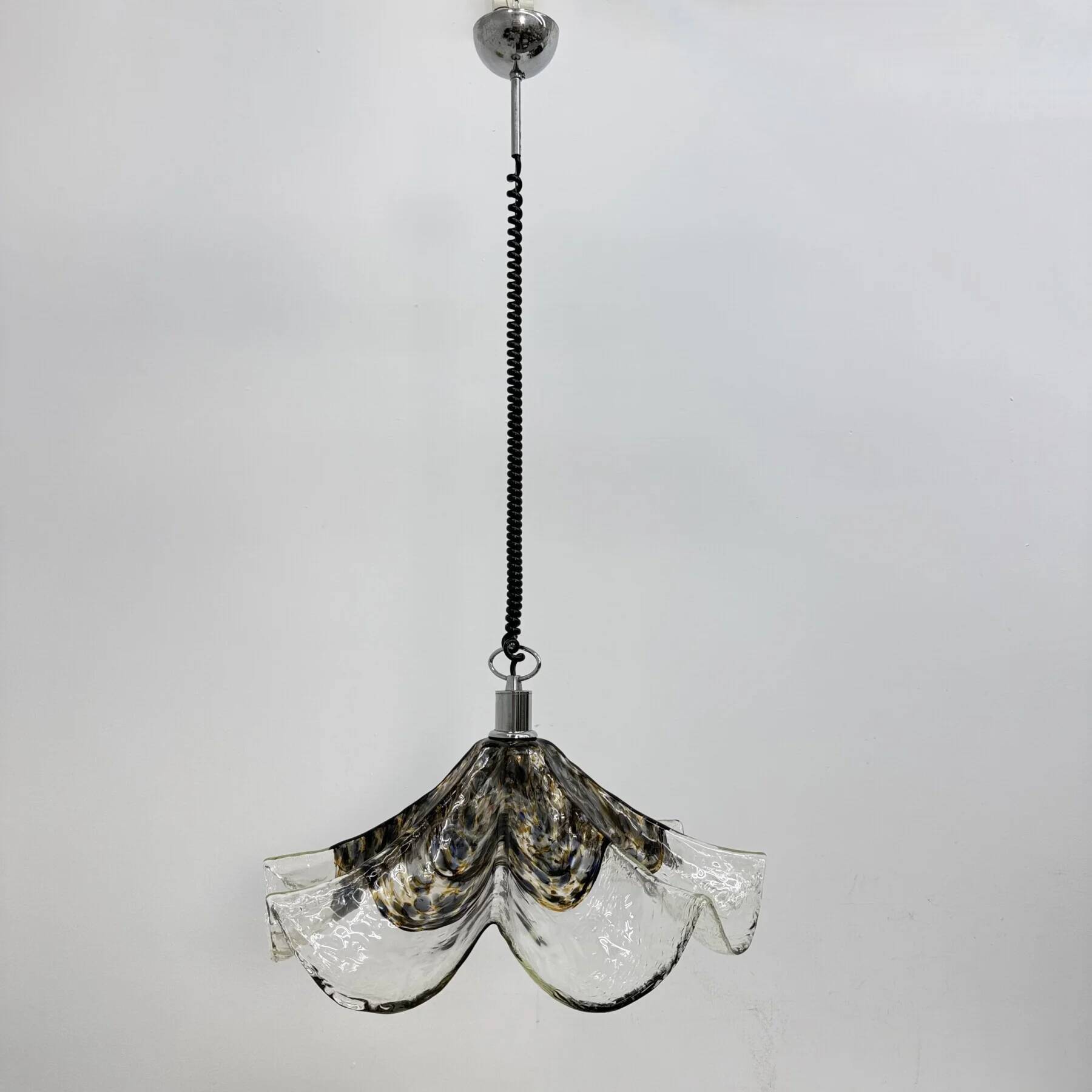 Mid-century Italian Murano glass pendant lamp, 1970s