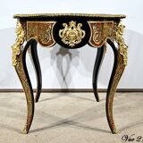 Table d’Apparat en Poirier Noirci, époque Napoléon III – Milieu XIXe