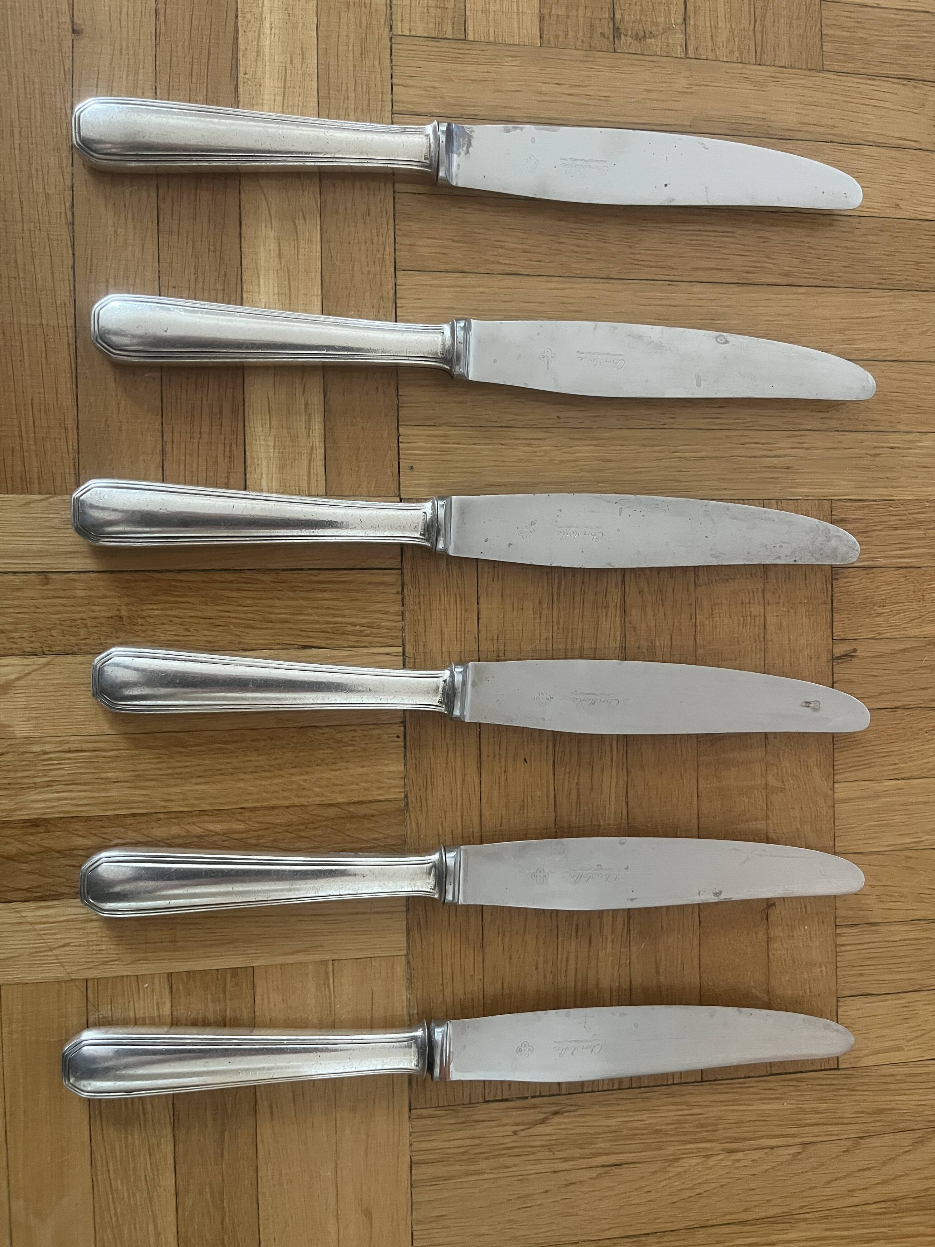 Christofle America model table knives