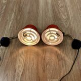 Pair of modular wall lights Scandinavian design 1950.