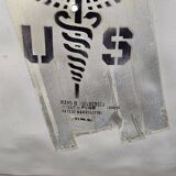 Mid century US Army Aluminium  Sofa and Armchairs by Hans H. Hunnebeck,1953