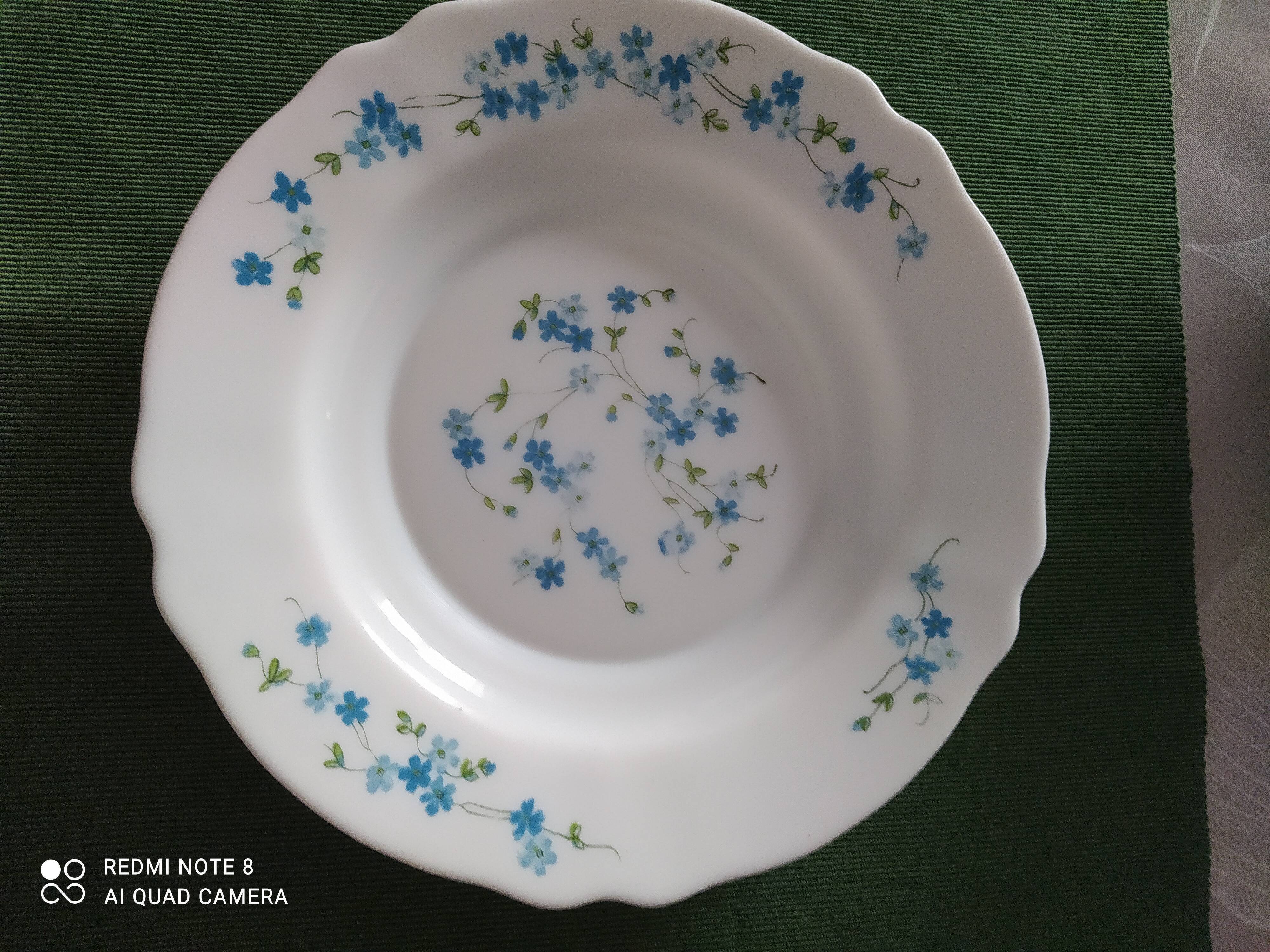 Service de table  vintage Arcopal Myosotis