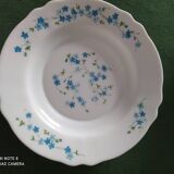 Service de table  vintage Arcopal Myosotis