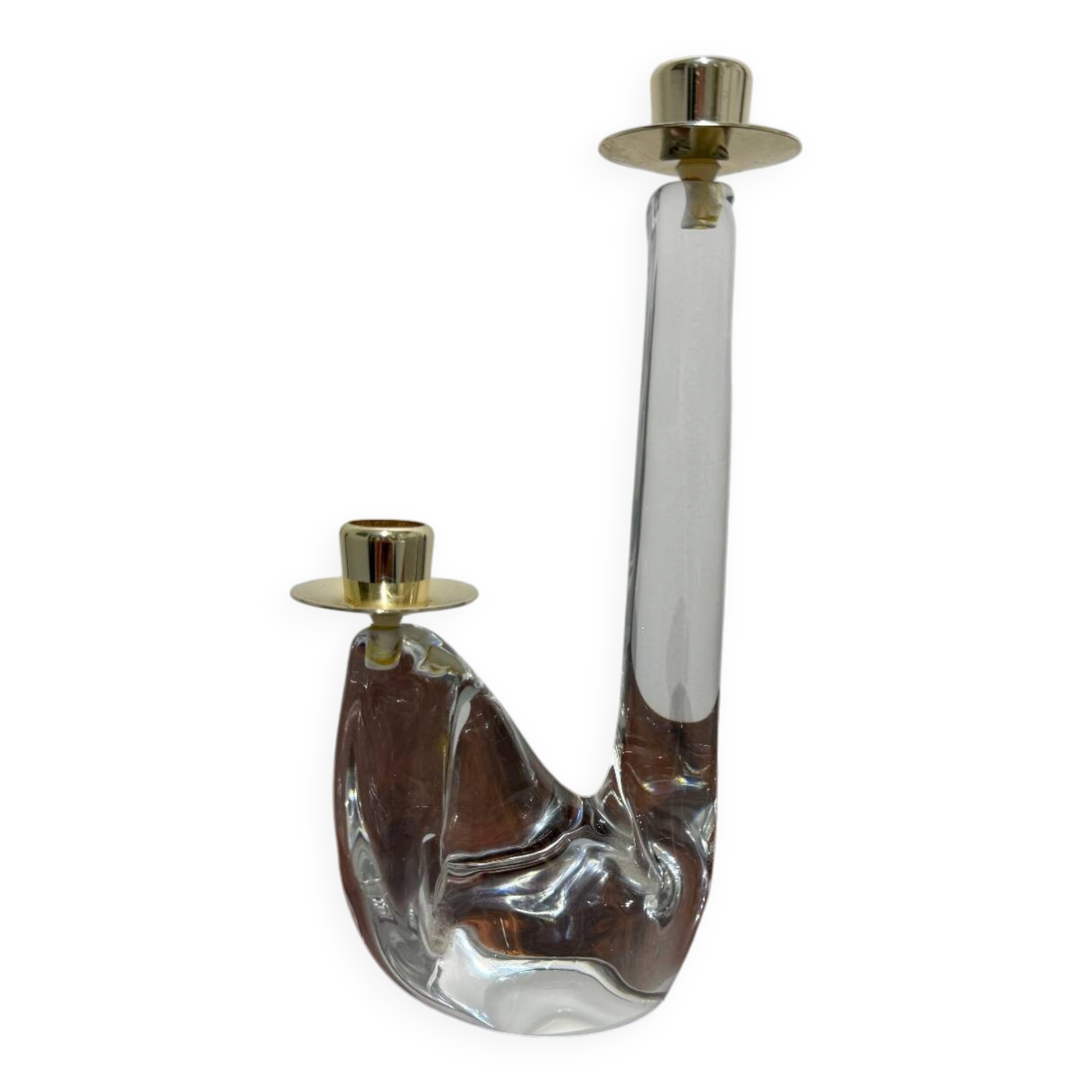 Schneider crystal candlestick