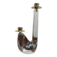 Schneider crystal candlestick