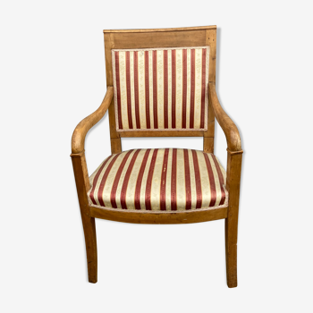 Walnut dining armchair