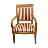 Walnut dining armchair