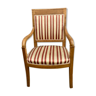 Walnut dining armchair