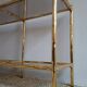 Shelf "false bamboo" 80 years gold metal