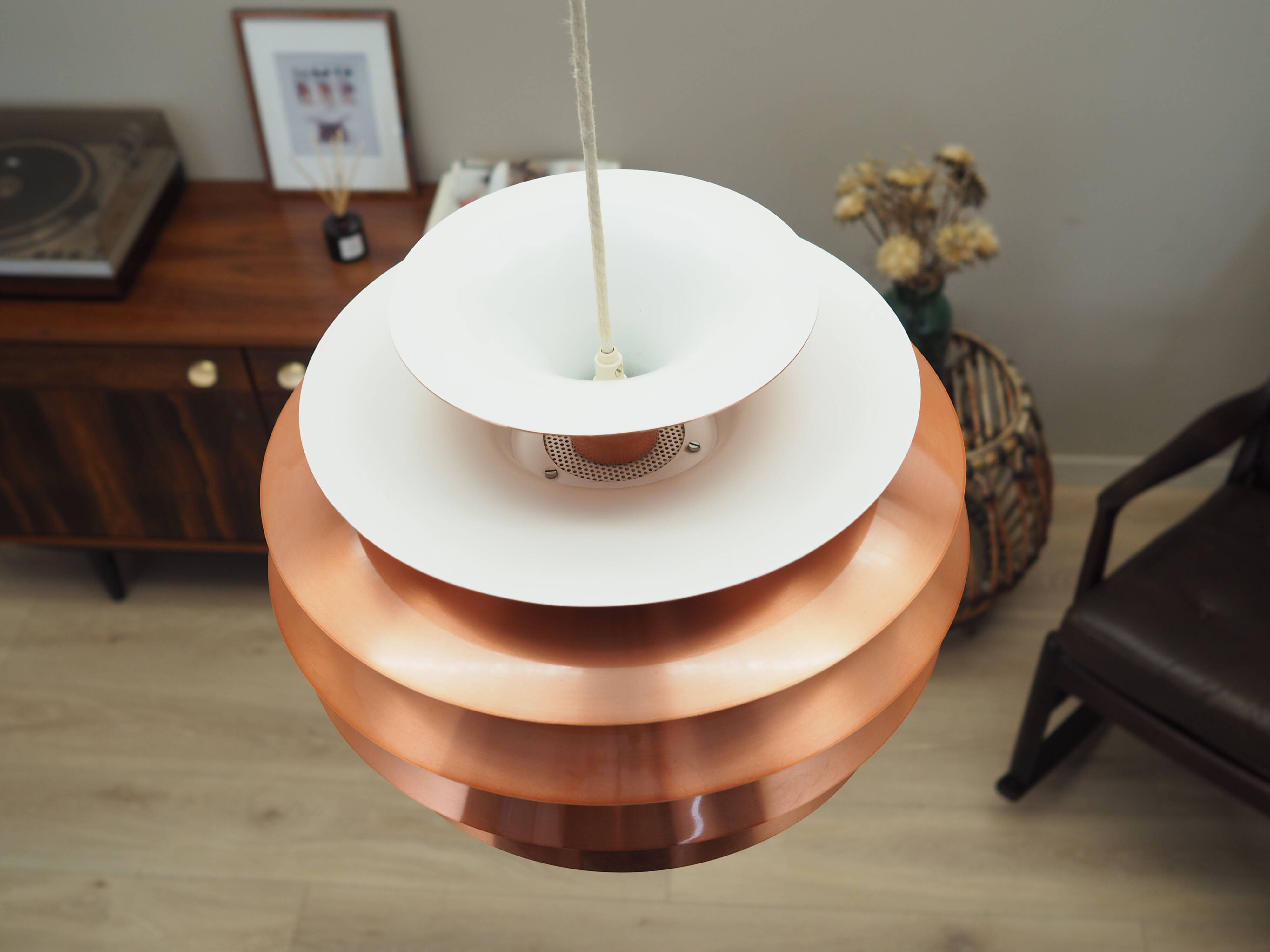 Pendant lamp, Danish design, 1980s, designer: Bent Karlby, manufacture: Lyf