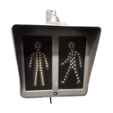 lampe passage piéton pivotant métal