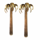 Palm wall sconce