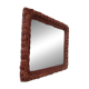 Vintage wicker mirror