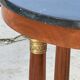 Empire side table in mahogany and mahogany veneer.