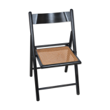 Chaise pliante assise en cannage