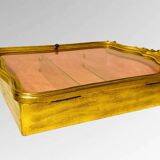 Vitrine murale de style Louis XV Rocaille Bois doré
