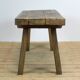 Solid oak farm table, raw art 1930s