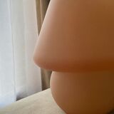Opal glass mushroom lamp