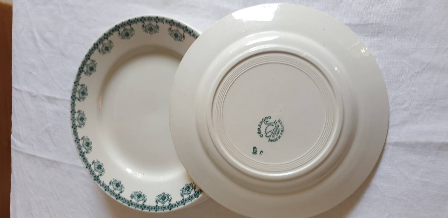 6 Céranord St Amand plates
