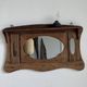 Small wall mirror in organic old Indonesian teak 75x45.