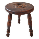 Tabouret tripode vintage