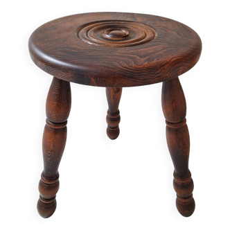 Vintage tripod stool