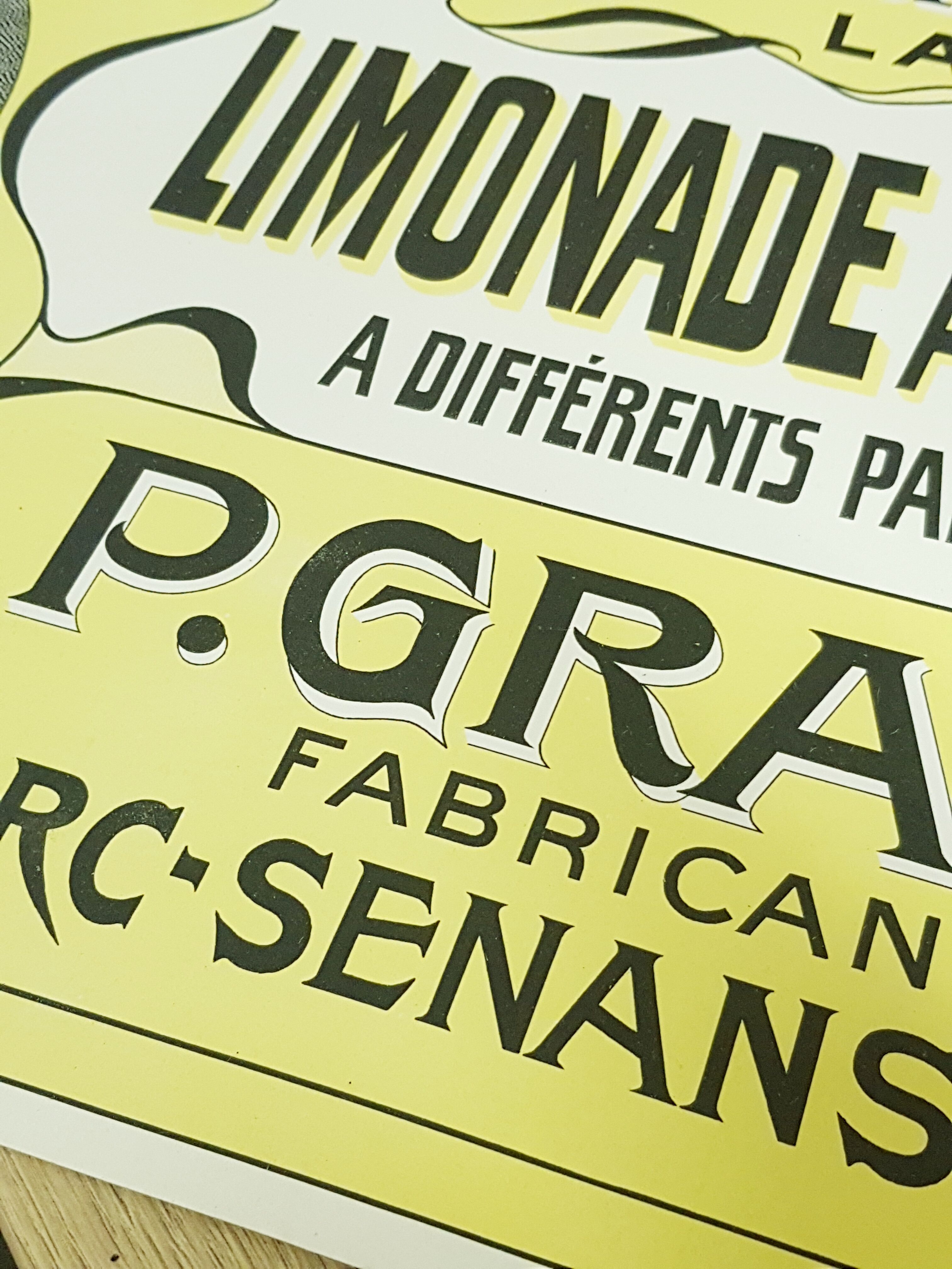 Vintage leminade advertising poster