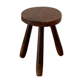 Vintage tripod stool 50s