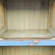 Vintage Art Deco radio cabinet in Burmese teak.
