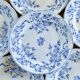 19th century Sarreguemines "Epine" ironstone dinner plates, 1880