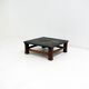 1960s Coffee Table made of Oak and Norwegian Sell Pillarguri Slate