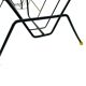 Vintage black and yellow magazine holder and vinyl record holder