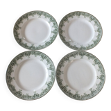 4 flat plates Terre de Fer Saint Amand and Hamage summer model