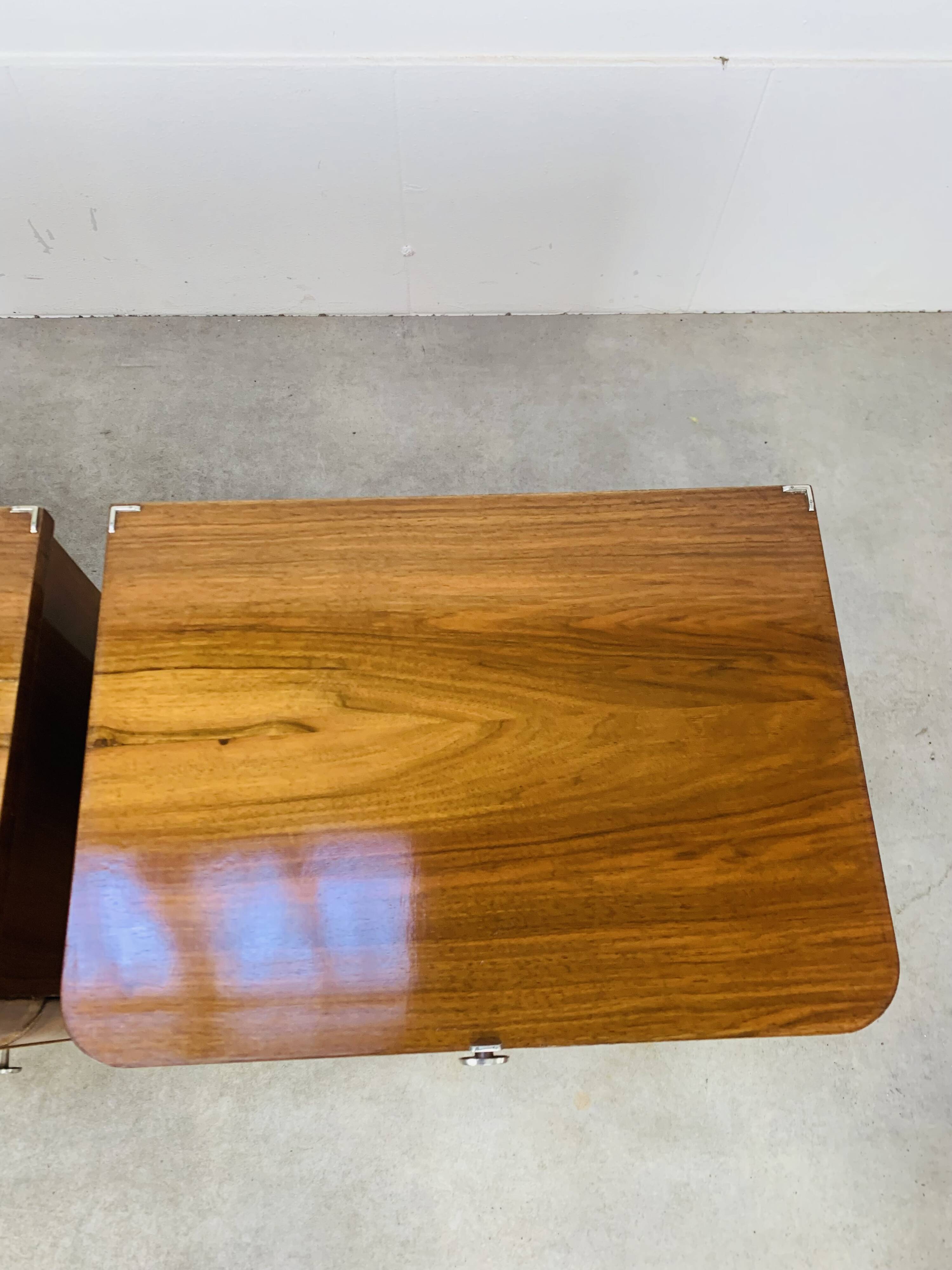 Pair of Art Deco bedside tables, 1930s