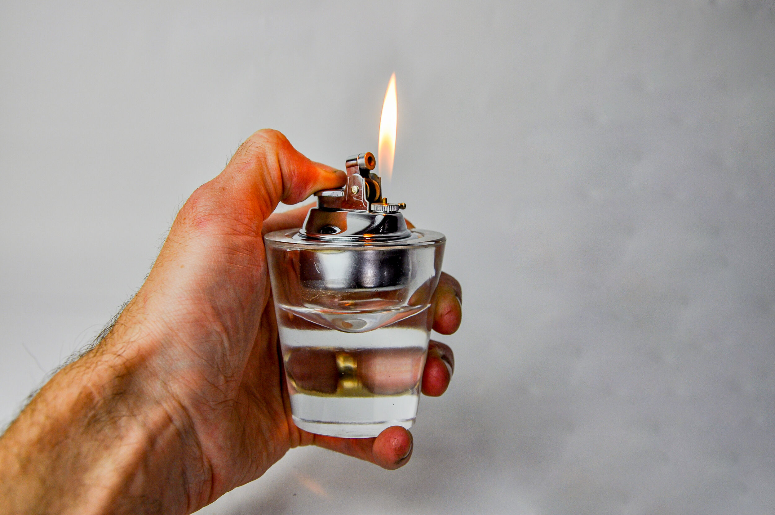 Sommerso Lighter by Seguso, Murano glass, Italy, 970