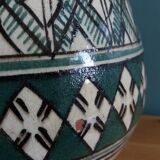 Safi Morocco terracotta vase lamp base