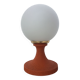 Table lamp foot tulip and opaline vintage 1960 orange