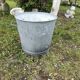 Old zinc basin